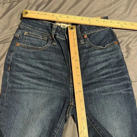 Madewell Curvy High-Rise Skinny Jeans in Lanette Wash Item NA881 Sz 25 - Picture 10 of 16